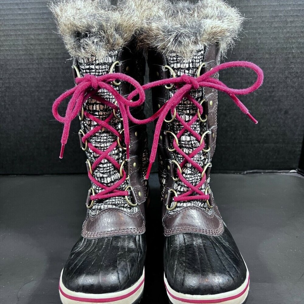 Sorel Tofino NL2388-231 Faux Fur Winter Boots Size 7
